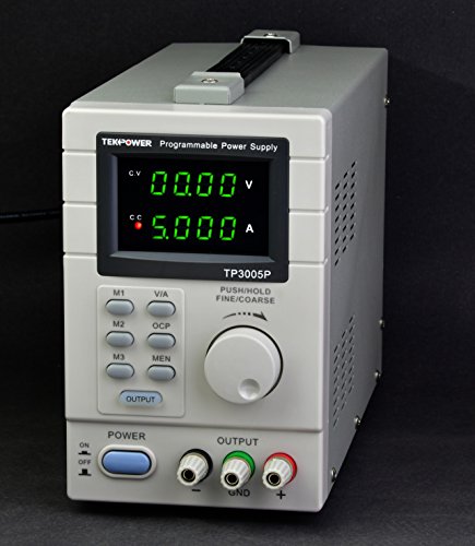 Tekpower TP3005P Програмабилен Линеарен Тип Променлива Регулирано Dc Напојување, 0-30V на 0-5A