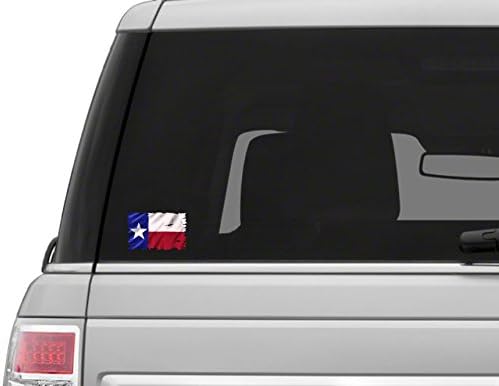 Налепница за знаме на знамето на винил џанки во Тексас Бурлап