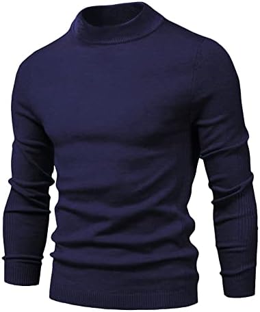 Дудубаби машка есенска зима чиста боја со чиста боја со долга ракав маица врвна блуза