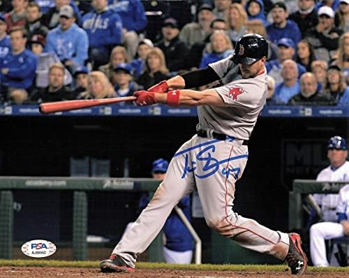 Тревис Шо потпиша 8x10 Photo PSA/DNA Boston Red Sox Autographed - Autographed MLB фотографии