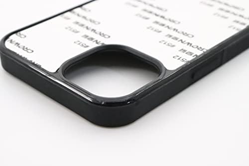 1 компјутер Црна Сублимација Празни Места Телефон Случај Опфаќа Компатибилен Со Apple iPhone 13 Pro Max, Лесен За Сублимирање
