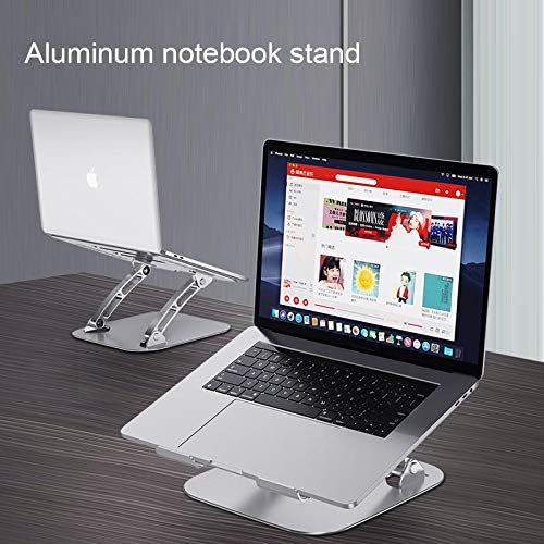 Штанд со боксер и монтирање за HP Probook 450 G7 - Извршен Версајв лаптоп штанд, ергономски прилагодлив металик лаптоп штанд - металик сребро