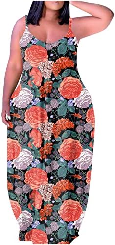 Африкански фустани за жени гроздобер v врат плус големина џебови фустани маици лабави преголем фустан со краток ракав туника