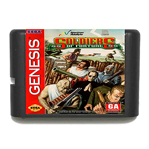 Девон војници од касети за игри Forturne NTSC-USA за 16 битни Sega Mega Drive за Битие