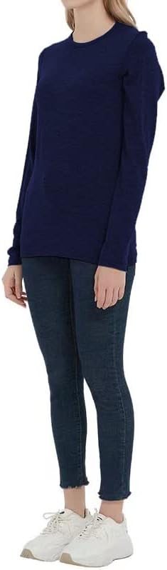 Yuerd M&W основен слој женски долг ракав термички кошули за долна облека за жени со средна тежина/лесна тежина…