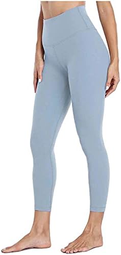 Шангксини тренингот хеланки за жени со висока половината цврста боја тесна фитнес јога панталони голи скриени атлетски јога панталони