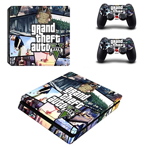 За PS5 Digital - Game Grand GTA Theft и Auto PS4 или PS5 налепница за кожа за PlayStation 4 или 5 конзола и контролори Декал