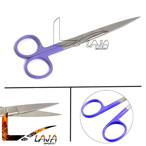 Лаја увезува оперативен ножици остра/остра исправена 5,5 рачка во боја