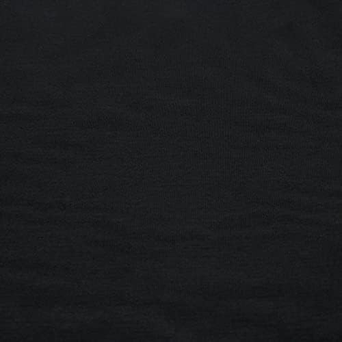 Стилска ТКАЕНИНА Еднобојна Вискоза Спандекс Тешка Дрес Плетена Ткаенина/ 4-Насочен Истегнување - / Сам Проекти, Црн 1 Двор