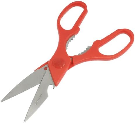 Алатки со црвена рачна алати со повеќе и не'рѓосувачки челични шишиња со шише и ножици за ножици за ножици за ножици и ножици