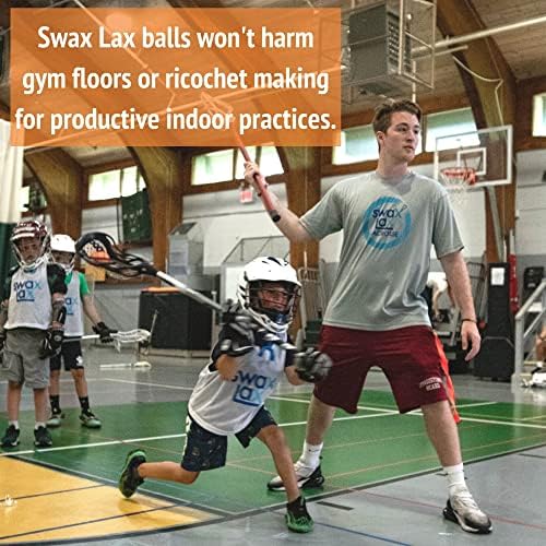 SWAX LAX LAX LACROSSE TOLAR BALL - Внатрешна пракса на отворено Помалку отскокнување и скокови