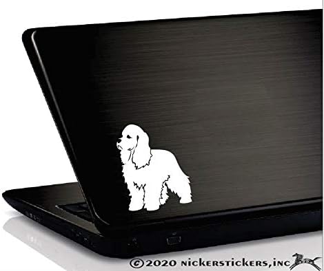 Американски кокер шпаниел високи перформанси Винил кучиња прозорец за декорална таблета за автомобили таблет лаптоп налепница