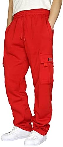 Diyago карго џемпери мажи големи и високи буги тактички тренингот Панталони Атлетски директен џогер со отворена нога џеб за