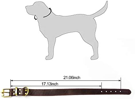 Peshouco кожа од кожени кучиња оригинални кожни легури хардвер Д-прстени миленичиња за миленичиња за средни големи и мали кучиња