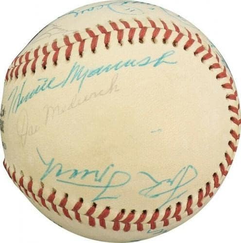 Прекрасен дизи Дин Хејни Мануш Лефи Гроув Хоф Мулти потпишан Бејзбол ПСА ДНК - автограмирани бејзбол
