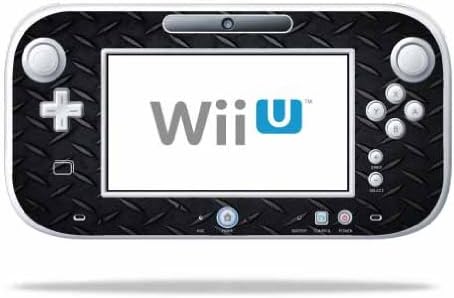 Mothyskins Кожата Компатибилен Со Nintendo Wii U Gamepad Контролор завиткајте Налепница Кожи Црна Дијамантска Плоча