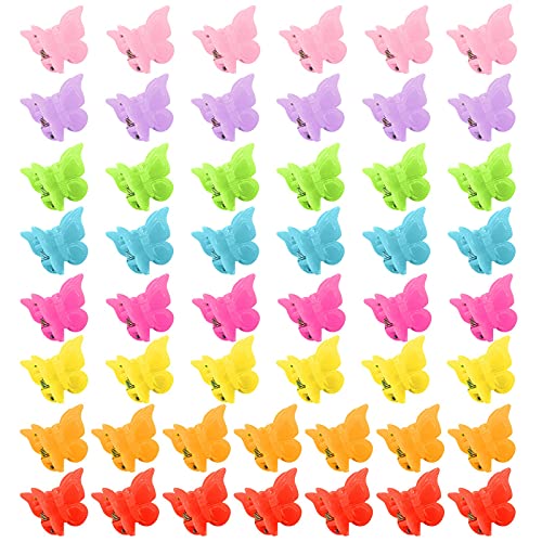 50 Парчиња Розова Мала Коса Клипови За Жени Девојки Мини Симпатична Пеперутка Цвет Ѕвезда Школки Вилица Канџи Клипови Стил Коса