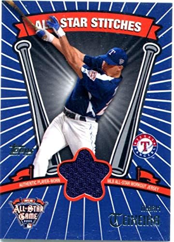 Марк Teixeira 2005 Topps Player -Rorn Jersey Card - MLB игра користени дресови