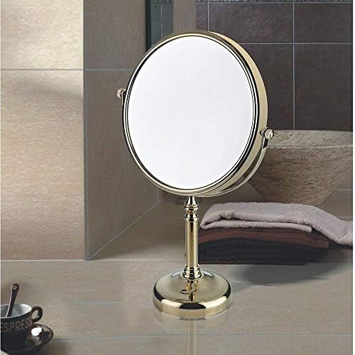 Lianxiao - стоечки огледала за шминка 1x, 3x зголемување хотел бања 360 ротирачки професионален суета огледало огледала