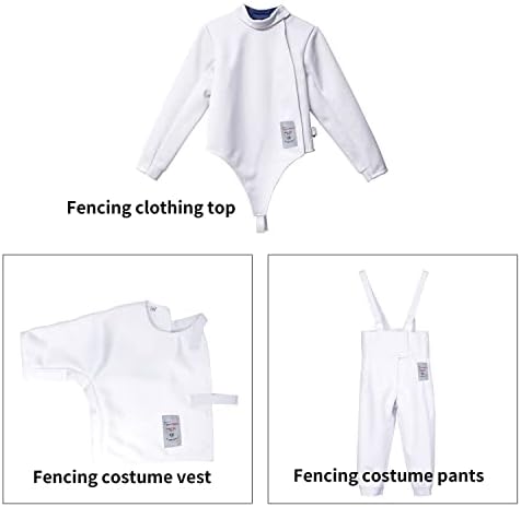 Gangtiehun 350n мечување униформа костум за возрасни деца, панталони за јакна елек поставени за фолија Еп Сабер
