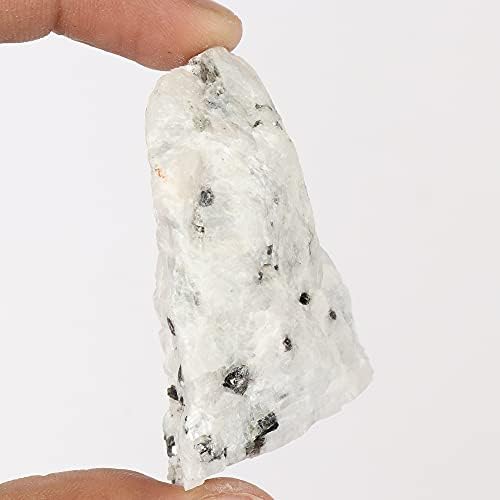 Gemhub Raw Stone Loose Bloe White Wornebow Calcite 353,90 CT Природно овластен скапоцено скапоцен камен за пад, кабинирање, декорација…