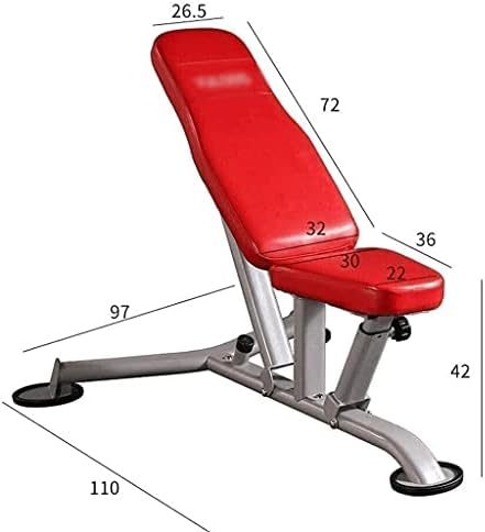 Yfdm домашна салата прилагодлива клупа за тренингот на клупата за тежина, прилагодлива седнување на наклон на апс -клупи рамна