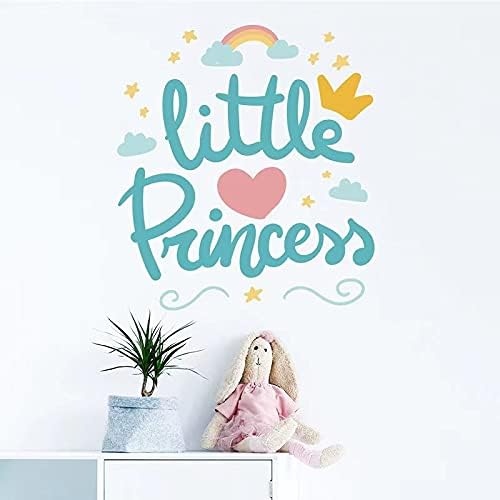 Мала Принцеза Кора И Стап Ѕид Налепници За Девојки Спална Соба, Бебе Расадник Декор