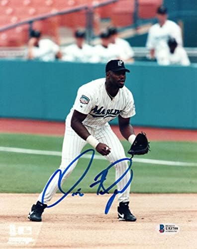Клиф Флојд автограмираше Флорида Марлинс 8x10 Фото Бекет автентицирана - Автограмирани фотографии од MLB