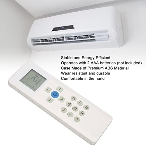 Универзален климатик далечински контролер, ААА батерија заштеда на енергија ABS чувствителни копчиња за климатизација Далечинска