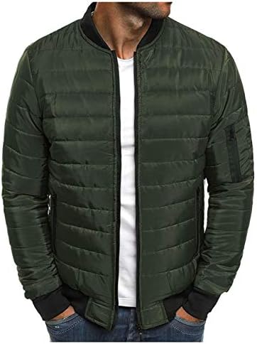 Овермална машка есенска зимска патент загреана јакна пакуван лесен палто