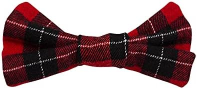 Pearhead Red Plaid Holiday Pet Bowtie, Dog Christmas Bood, Boliday Dog Bowtie, Perfect Pocter Poller, Christmas Comperion Cog
