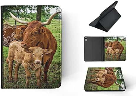 Крава бик фарма за животни говеда 5 флип таблета за таблети за јаболко iPad mini