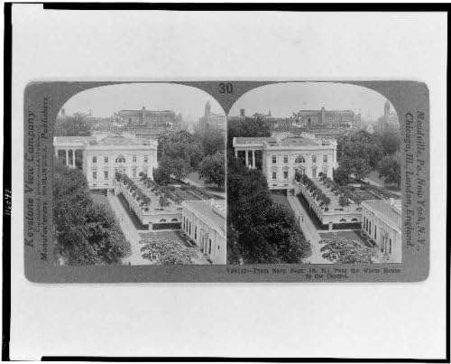 Фотографија на историски производи: Фотографија на стереограф, од одделот за морнарици, Белата куќа, Капитол, Вашингтон, ДК,