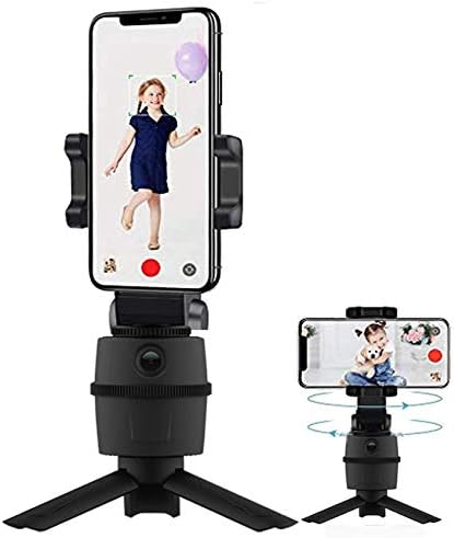 Застанете и монтирајте за Blu C5 - PivotTrack Selfie Stand, Pivot Stand Mount за следење на лицето за Blu C5 - Jet Black