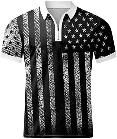 Bmisegm летни кошули за пливање за мажи мажи 3D дигитално печатење лапел патент со кратки ракави кошула маички со долг ракав