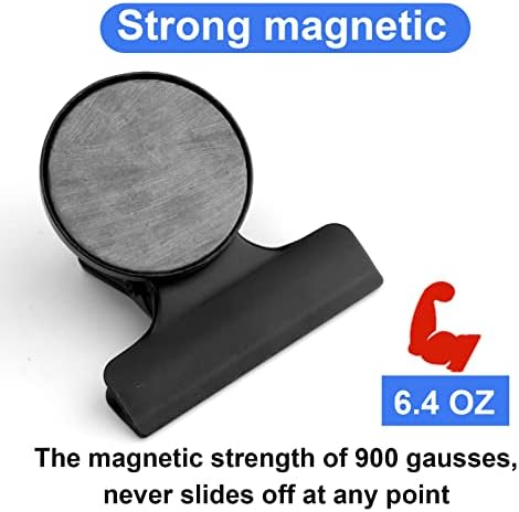 Магнетски клипови, 8 пакувања Фрижидер магнети магнети магнети клипови, силни клипови за магнети за табла, клипови со тешки