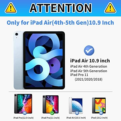 CGFGHHUY за iPad Air 5/4 -та генерација кутија 2022/2020 за iPad Pro 11 Inch Case 4 -ти/3 -ри/2 -ри генерал лесен заштитен памет