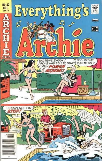 Се Е Арчи 52 ВГ; Арчи стрип | октомври 1976 Бикини Корица