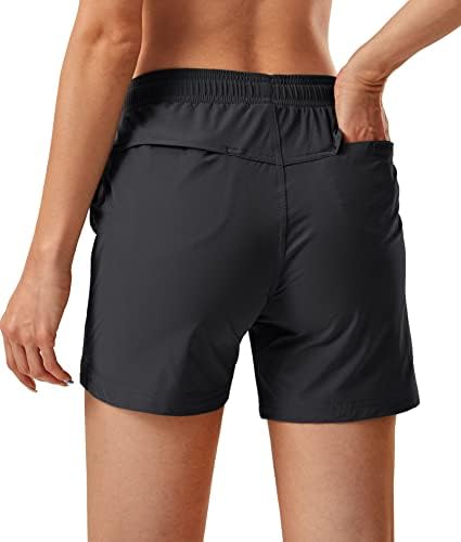 G Постепено жени 5 “пешачки шорцеви Брзи суви атлетски шорцеви за жени со џебови за одење на тренингот за голф