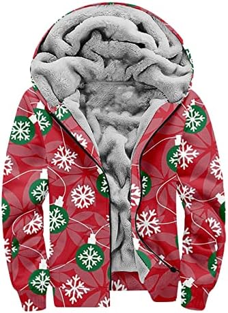 Падот на палтото за мажите, мажите со долги ракави, основен одмор зима плус големина густа џемпер на топли дуксери22