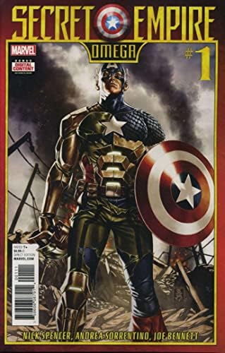 Тајна Империја: Омега 1 ВФ/НМ ; стрип на Марвел | Капетан Америка