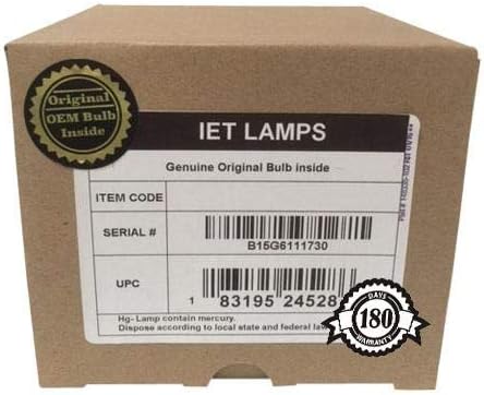 IET светилки - оригинална оригинална сијалица за замена/ламба со OEM куќиште за Acer MC.JQ211.005 Проектор