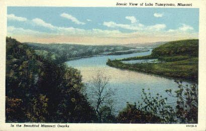 Езеро Танекомо, разгледница во Мисури