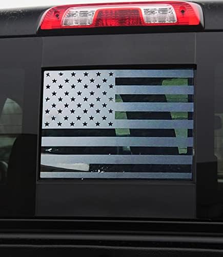 Стил на знамето на САД, камион за задниот среден прозорец Винил, компатибилен со Ford Ranger 2018-2021